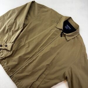 Vintage Nautica Men's Large Jacket Sailing 90's  Windbreaker‎ Khaki Tan Coat